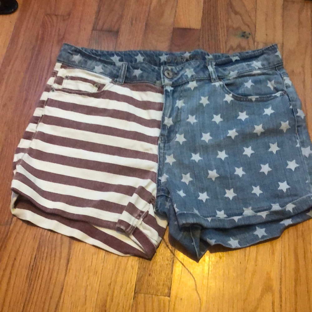 American flag shorts